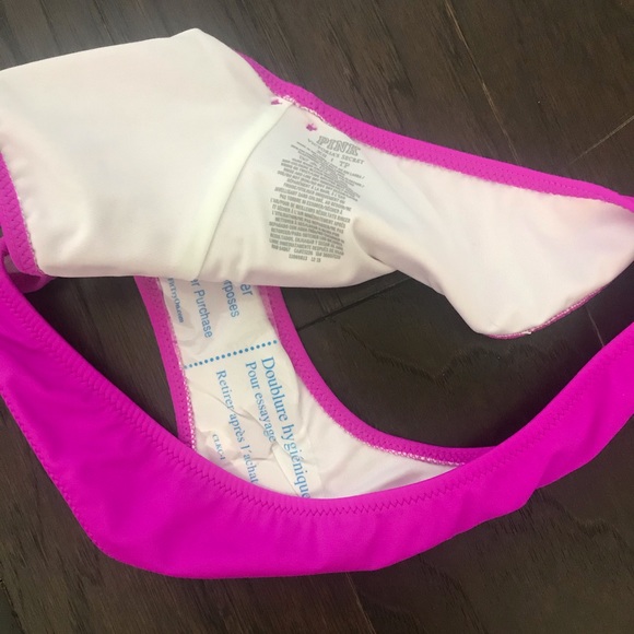 VS Pink Neon Purple Bikini Bottom - Picture 3 of 3